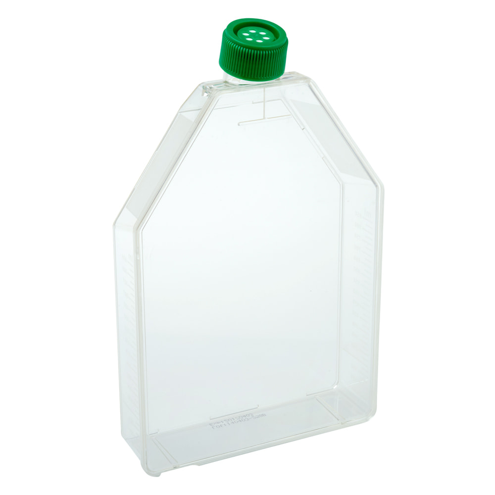 CELLTREAT 30 cm TC-treated Tissue C uLture Flask, Vent Cap, 3/Re-sealable bag, 18/CS